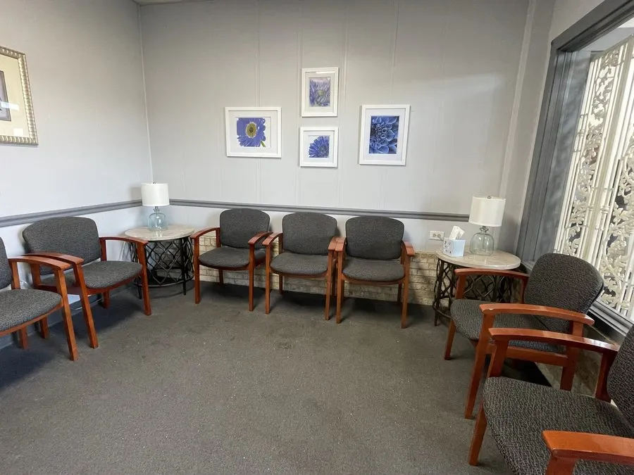Reception area at Crest Hill Clinic