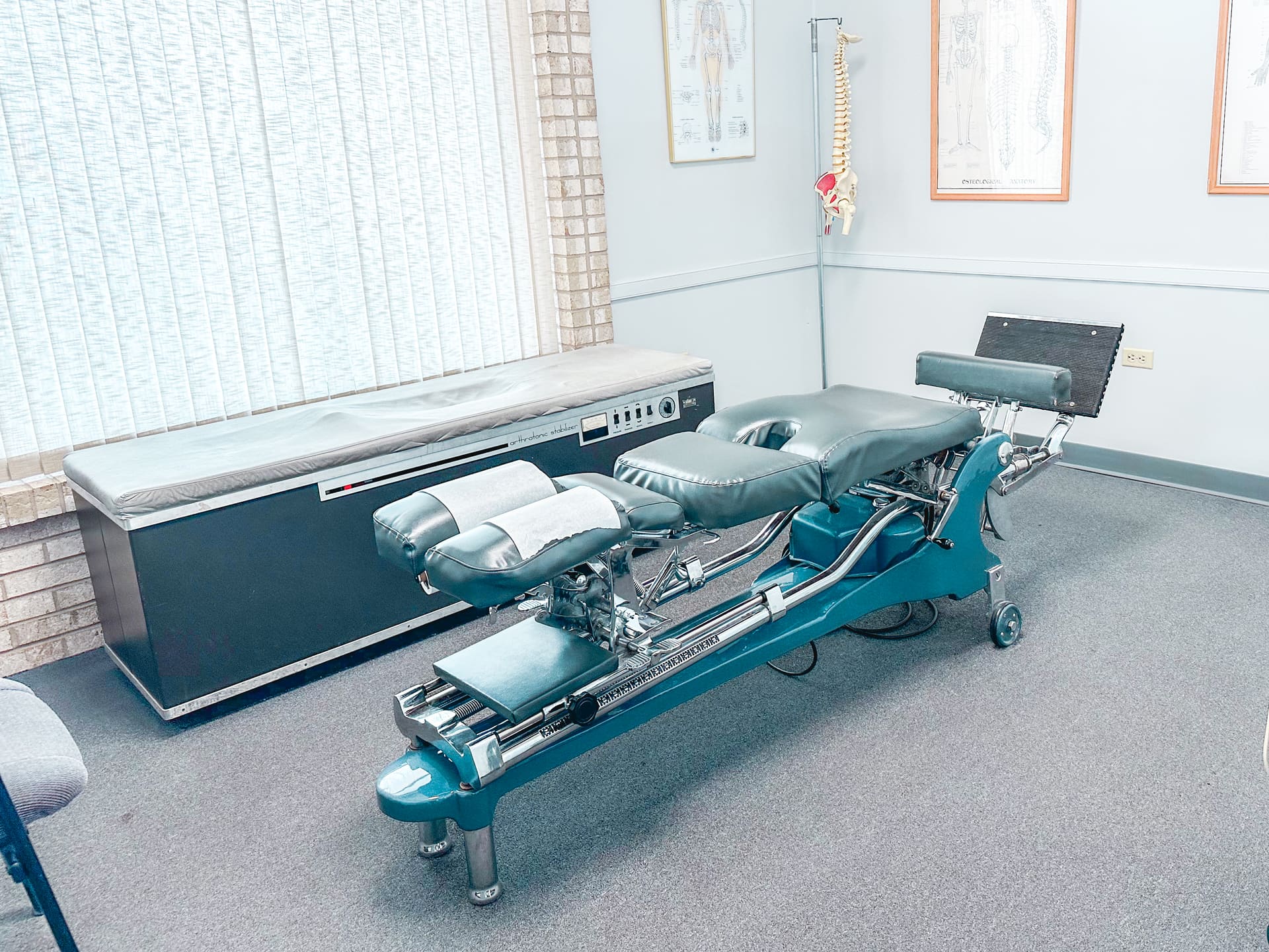 Examination room at Crest Hill Clinic near Joliet, IL